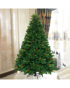 Forever Green Artificial Christmas Tree with Stand, Green 5ft 150cm 