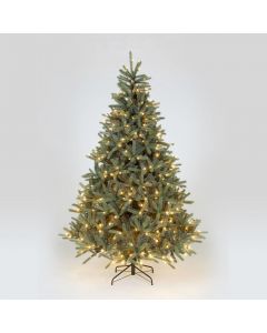 SnowTime Pre-Lit 350 LED Spruce Christmas Tree, 6ft 180cm H