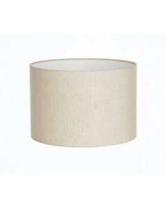 House Additions Linen Drum Lamp Shade Beige 20 x 25cm