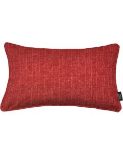 McAlister Textiles Plain Red Cushion Covers Hidden Zipper 50 x 30 cm 