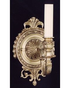 Martinez Y Orts Casted 1 Light Candle Wall Light, Gold