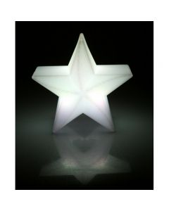 Schneider White Plastic Star Lamp LED 26 H x 26 L x 14 DROP