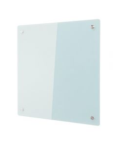 Metroplan Write-on Glass Whiteboard - White 90cm x 60cm