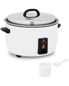 Royal Catering Electric Rice Cooker Maker Steamer Non-Stick Pot 19L White