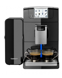 Cuisinart Veloce Bean to Cup Coffee Machine Built-In Automatic Milk Frother and Burr Grinder, Black