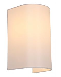 Marlow Home Co. Emsley 1 Light Wall Dimmable Flush Mounted Sconce, Ivory