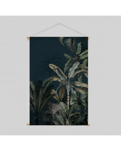 Annet Weelink Design Textile Poster Dreamy Jungle Dark 90x130cm