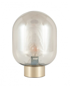 Pacific Lifestyle Caserta Lustre Glass Ball and Gold Table Lamp 
