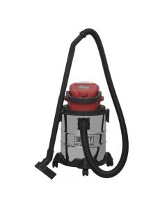 Sealey Cordless Vacuum Cleaner Wet  Dry 20ltr 20V, Body Only