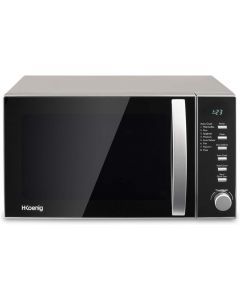 H.Koenig VIO2 Microwave Oven 20L 6 Heat Settings 700 W Silver Black