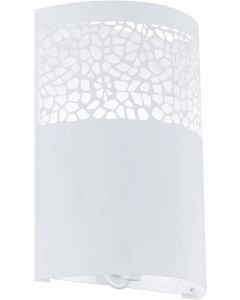 Eglo Carmelia Wall Light Metal Modern, White 25H x 18L cm