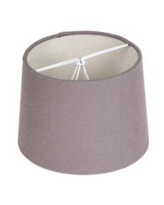 RV Astley Grey Lamp Shade Fabric 15cm x 11cm