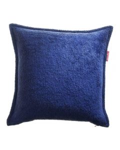 Farbenfreunde Fresh Cotton Cushion Cover, Set of 2, Dark Blue - 50cm 