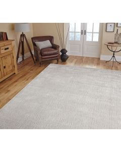 Rugs Direct Mayfair Area Rug Collection  Grey Silver, 400cm  x 300cm  