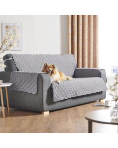 Alan Symonds Dog Cat Pet Sofa Cover 2 Seater Grey 193cm L x 117cm W