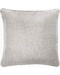 Enhanced Living Warwick Cushion Cover 45cm x 45cm Grey Silver