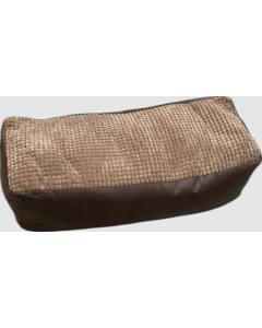 Bonkers Love Bench Bean Bag Soft Fabric Chocolate Brown  