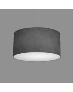 House Additions Ceiling Pendant Drum Lamp Shade Non Electric, Dark Grey D40 x H20 cm