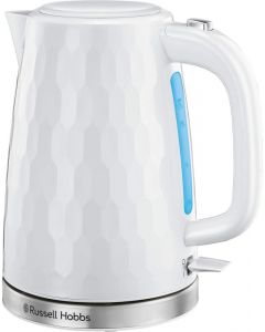 Russell Hobbs Honeycomb 1.7 Litre Electric Kettle 3000W White