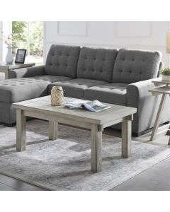 Classic Brands Cottage Farmhouse Cocktail Coffee Table, Spring Grey