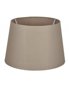 Pacific Lifestyle Adelaide Taupe Tapered Poly Cotton Shade 20cm H x 30cm D