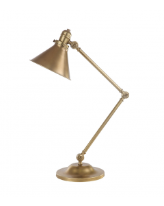 Elstead Lighting Provence 1 Light Table Lamp Gold Antique Brass   