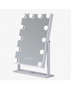 FENCHILIN Vanity Hollywood Makeup Mirror 12 LED 360°Rotation 3 Colour Lighting White