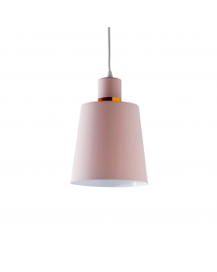 Native Industrial Ceiling Lamp 1 Light Metal Shade Light Pink 