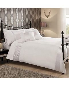 Gaveno Cavalia Signature Collection Caprice Set with Duvet Cover and Pillow Case White Polyester Cotton Double 