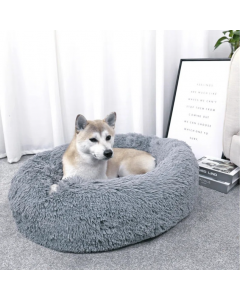 House Additions Albury Doughnut Luxury Pet Bed Grey 100cm