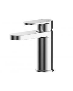 Nuie BIN315 Binsey Mini Basin Mixer Tap with Lever Handle and Push Button Waste