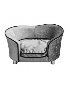 Pawhut Luxury Dog Sofa in Light Grey 