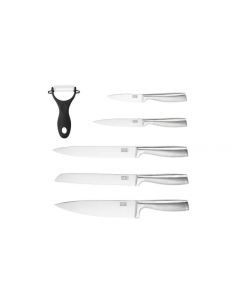 Taylos Eye Witness Kitchen Stainless Steel Knife Set, Silver Set of 6