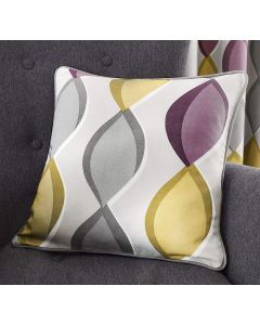 Fusion Lennox Square Cushion Cover in Heather Purple Grey 43 x 43cm 100% Cotton