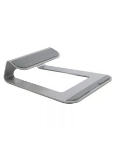 House Additions Aluminium Laptop Holder Stand Silver Space Grey H7 x W21 x D24 cm 