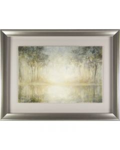Camelot Morning Mist Framed Graphic Wall Art By Julia Purinton 63.5cm H x 83.8cm W