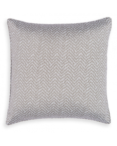 Studio G Verona Putty Silver Grey Woven Design Cushion Cover Geometric Reversible  43cm 