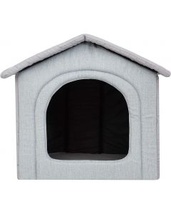 Hobbydog Dog Bed House Sleeping Calming Place Dove Grey 55 x 60cm