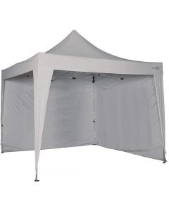 Bo-Garden Outdoor Patio Side Wall for Party Tent, Collapsible Grey 3 x 2.4 m