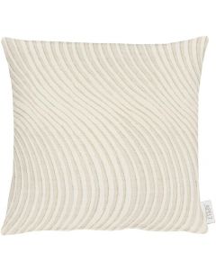 Apelt Cushion Cover Polyester, Cream 40cm x 40cm
