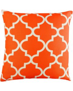 Red Rainbow Indoor Garden Orange Cushion Cover Geometric Design 45 x 45 cm