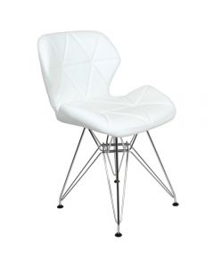 Charles Jacobs Dining/Office Chairs, Set of 2 - White