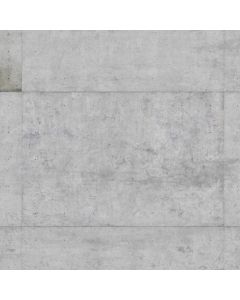 Bilder Welten Large Photorealistic Print Concrete Slabs Wallpaper Roll, Grey  2.9m x 432cm