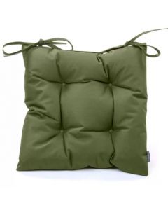 Brambly Cottage Green Indoor / Outdoor Use Garden Dining Chair Cushion 43cm W x 50cm D
