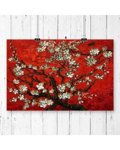 Big Box Art 'Almond Blossom Tree' by Vincent Van Gogh Print 29.7cm H x 42cm W Unframed 