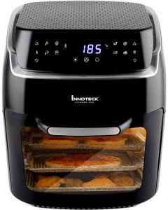 Innoteck 12L Digital Air Fryer Oven with Rotisserie and Dehydrator Smart Cooker Black