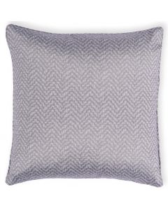  Studio G Verona Smoke Silver Grey Woven Design Cushion Cover Geometric 43cm
