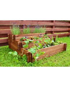 EKJU Outdoor Garden Wooden Rised Bed For Vegetables
