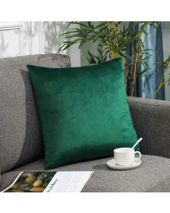 House Additions Cushion Cover Home Decor Velvet Green 45cm    