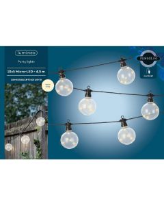 Lumineo Party Lights 10 Bulb Warm White Indoor and Outdoor 
